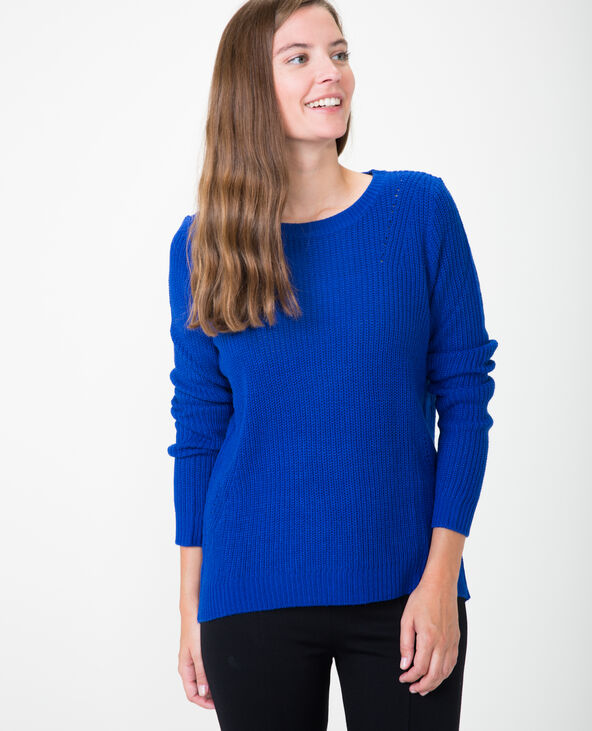 Pull basique bleu marine - Pimkie