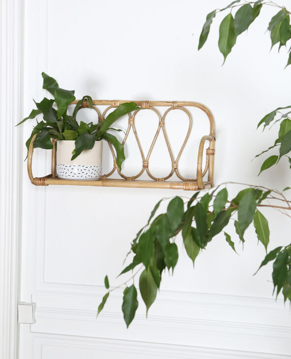 Etagère en rotin beige - Pimkie