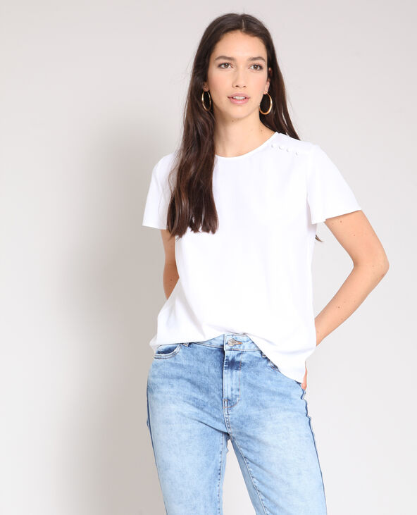 Blouse fluide store manche courte