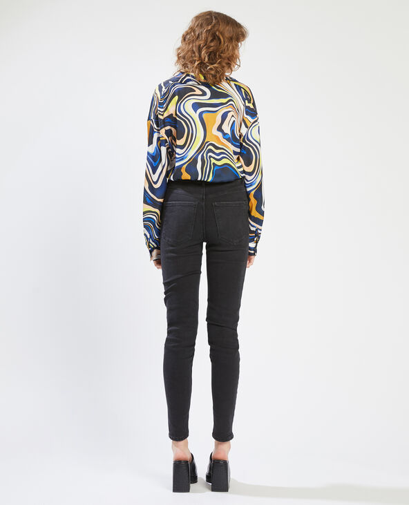 Chemise motif psychédélique jaune - Pimkie