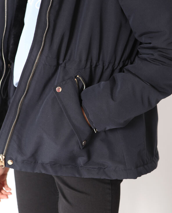 Parka à capuche noir - Pimkie