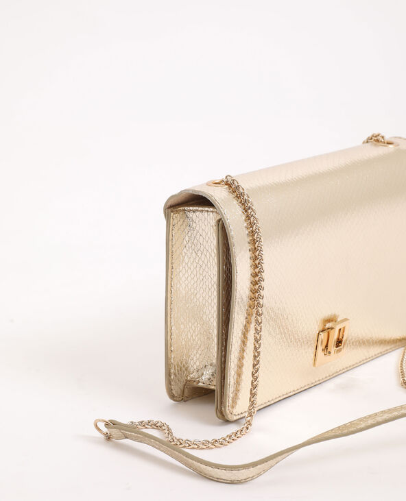 Sac bandoulière métallisé doré - Pimkie
