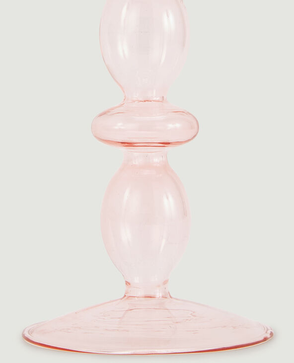 Chandelier en verre vieux rose - Pimkie