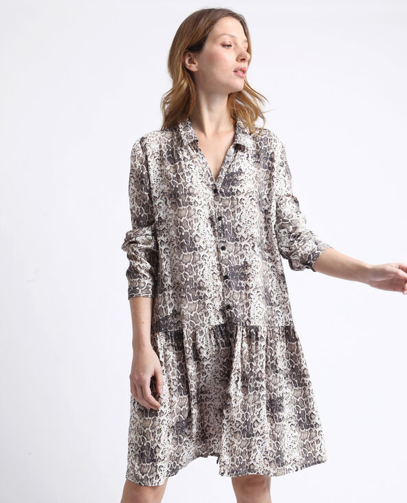 Robe chemise python