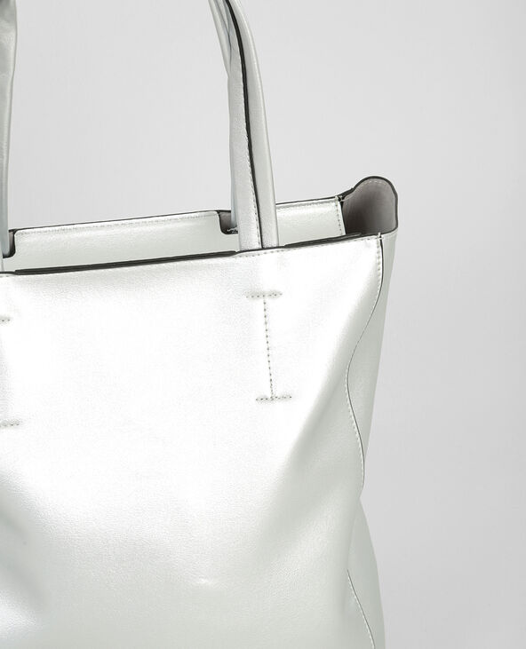 Sac cabas silver argenté - Pimkie
