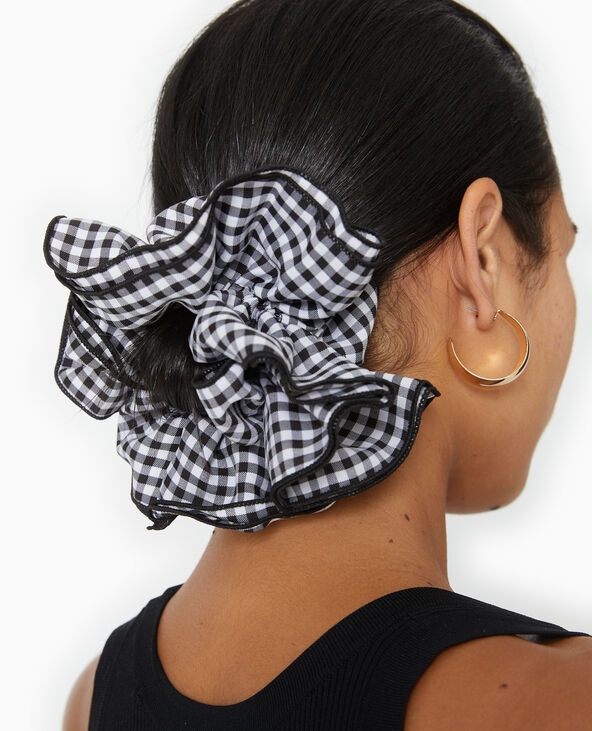 Maxi chouchou motif vichy noir - Pimkie