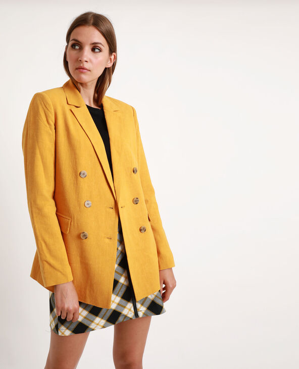 Blazer double boutonnage orange - Pimkie