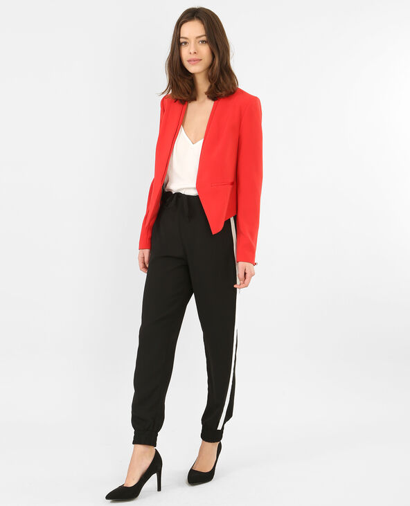 Blazer court cheap rouge femme