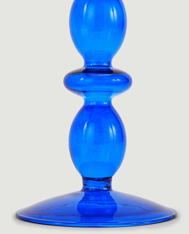 Chandelier en verre bleu - Pimkie