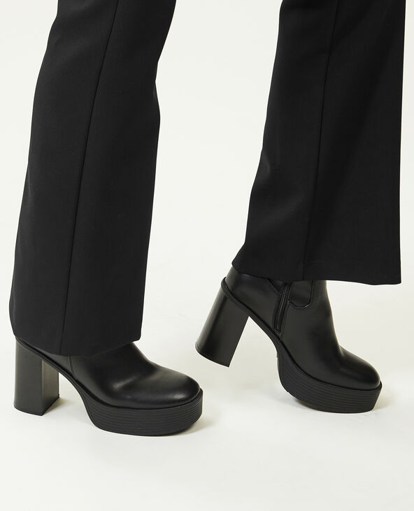 Pantalon flare noir - Pimkie