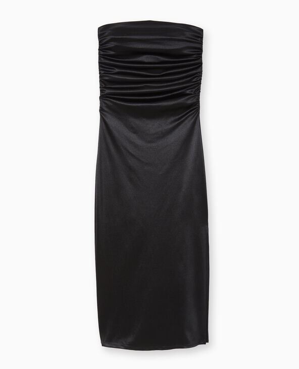 Robe longue forme bustier noir - Pimkie