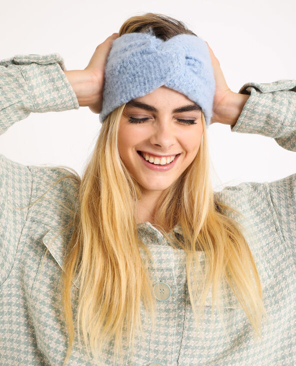 Bandeau en maille bleu clair - Pimkie