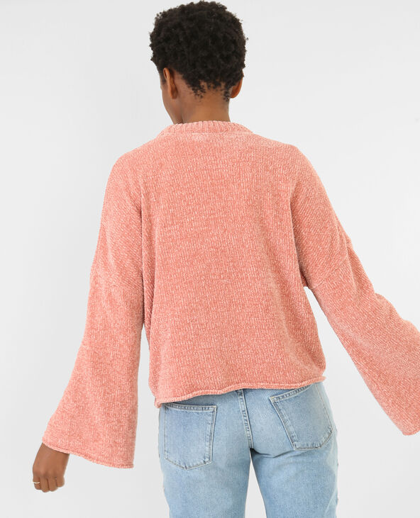 Pull manche top évasée