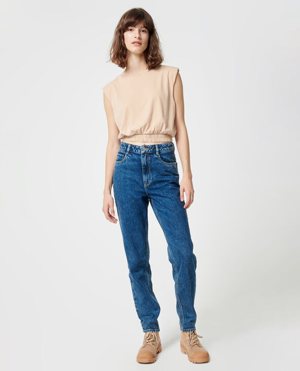 Jean mom taille haute bleu - Pimkie