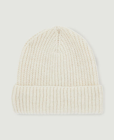 Bonnet avec revers beige - Pimkie