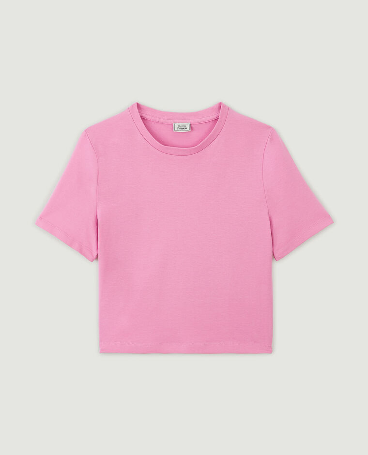 T-shirt cropped rose - Pimkie