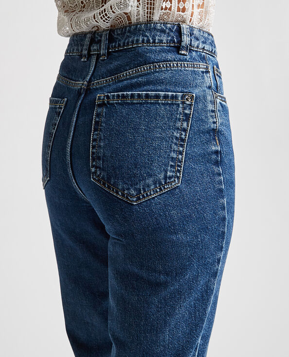 Jean mom taille haute bleu - Pimkie