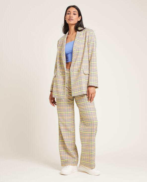 Pantalon large et droit jaune - Pimkie