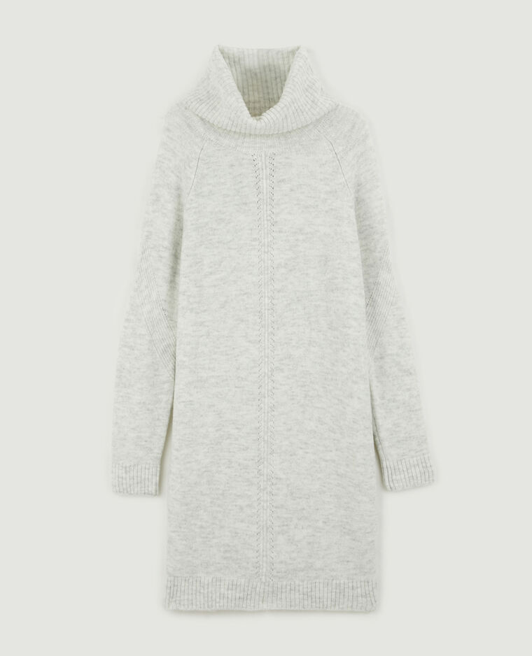 Robe pull col boule gris clair - Pimkie