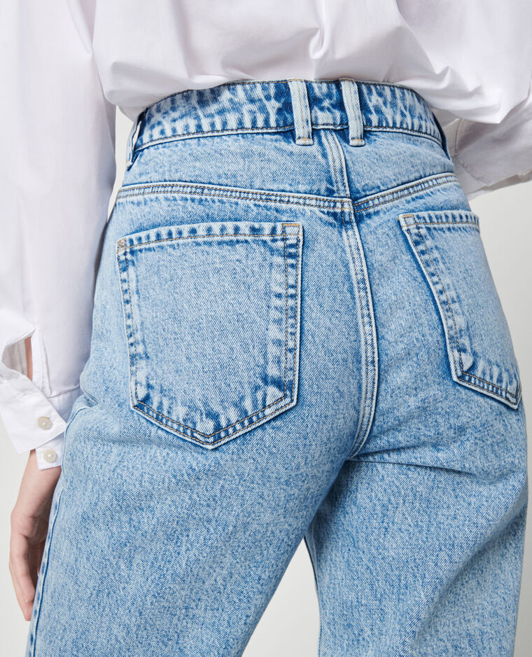 Jean mom taille haute bleu - Pimkie