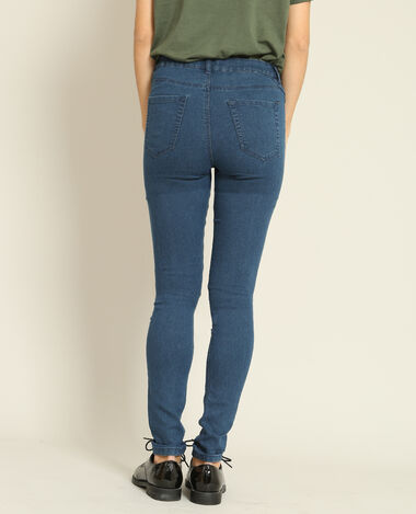 Jegging taille haute bleu - Pimkie