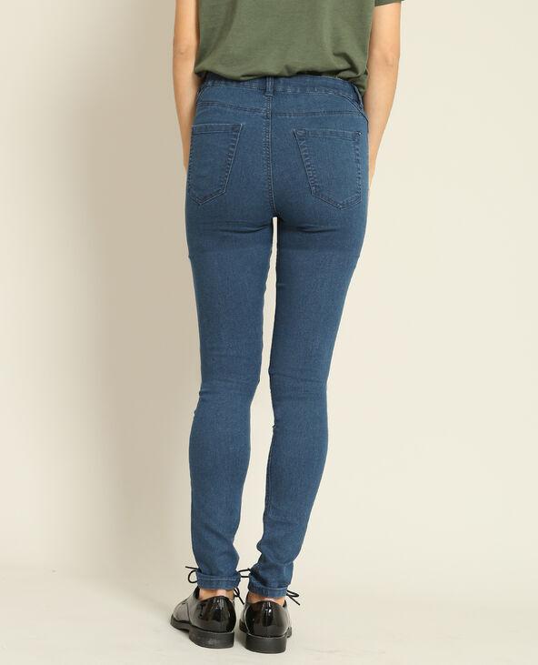 Jegging taille haute bleu - Pimkie
