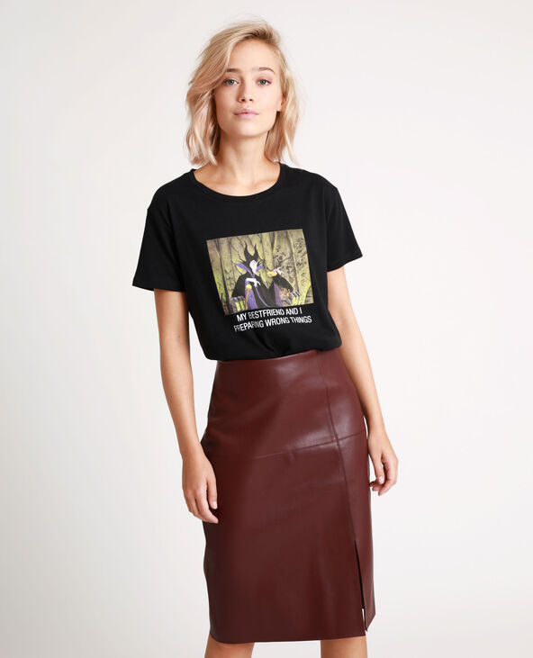 T-shirt La belle au bois dormant noir - Pimkie