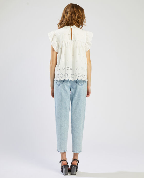 Haut en dentelle blanc - Pimkie