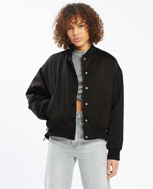 Blouson teddy en tissu satin Pimkie
