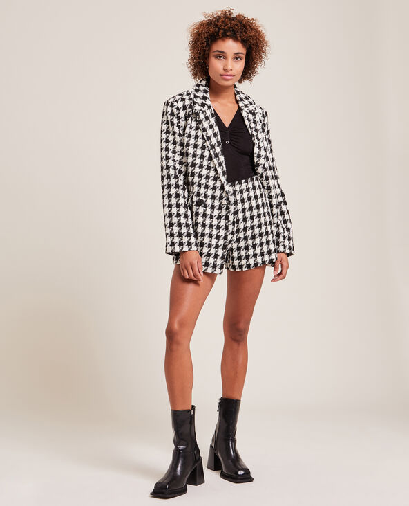 Short en tweed noir - Pimkie