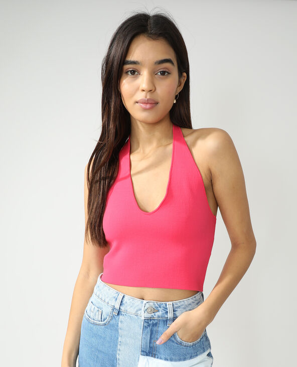 Top dos nu rose fuchsia - Pimkie
