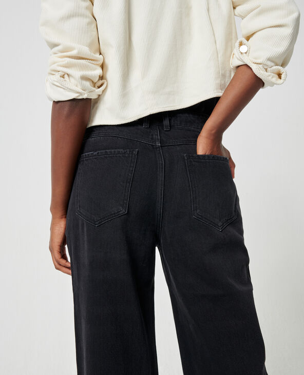 Jean baggy taille basse noir - Pimkie