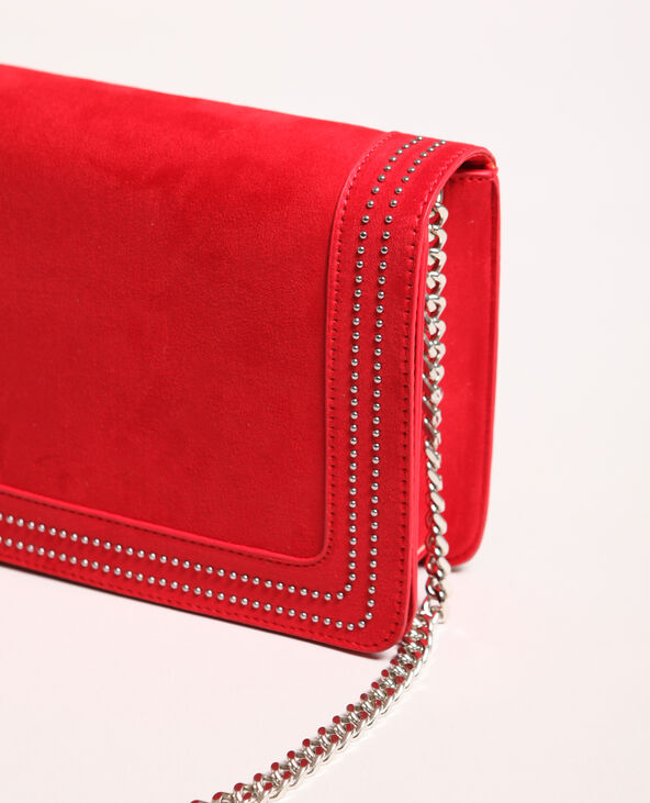 Sac bandoulière clouté rose - Pimkie
