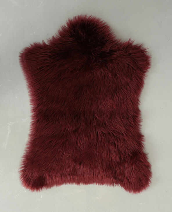 Tapis fausse fourrure violet - Pimkie