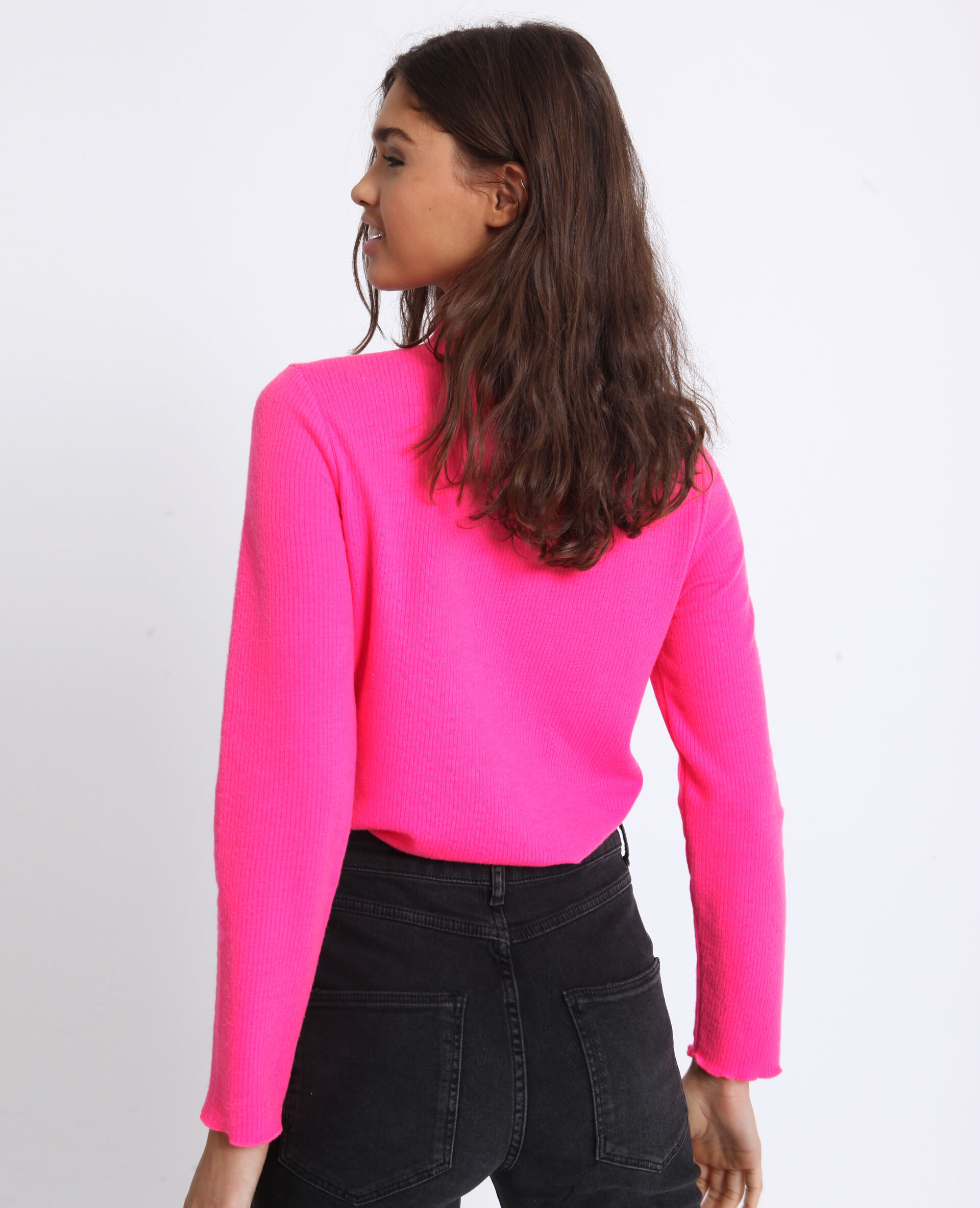 T-shirt fluo rose - 407500257A02 | Pimkie