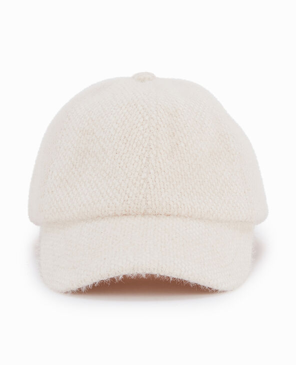 Casquette effet tweed blanc - Pimkie