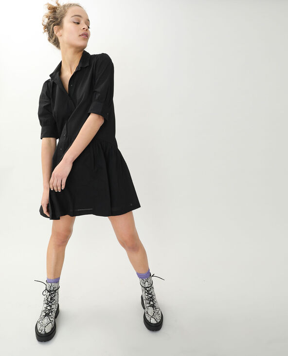 Robe chemise noir - Pimkie