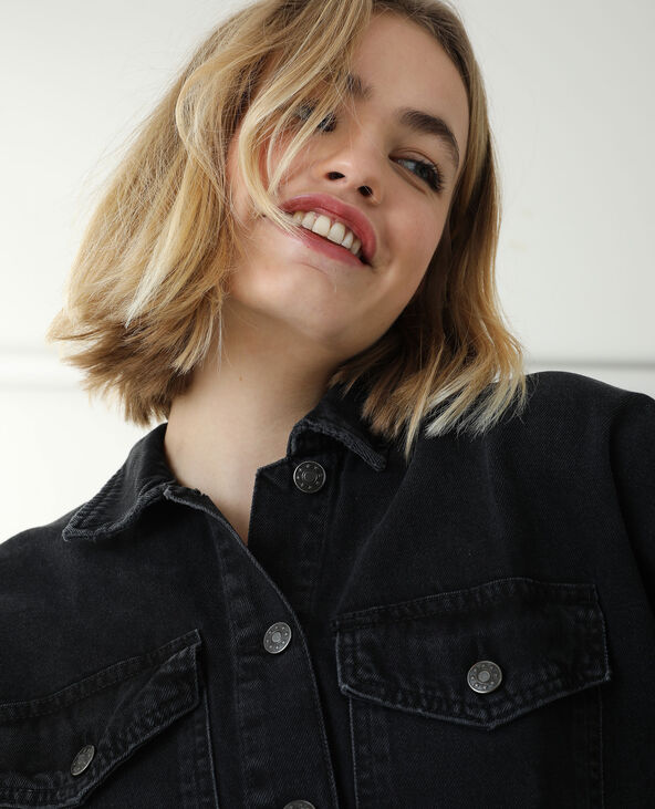 Robe en jean noir - Pimkie