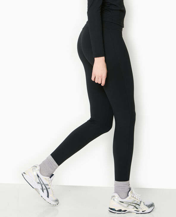 Legging en maille extensible et sculptante noir - Pimkie