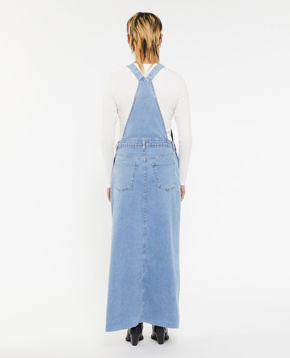 Robe salopette en jean bleu - Pimkie