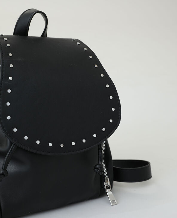 Sac à dos clouté noir - Pimkie