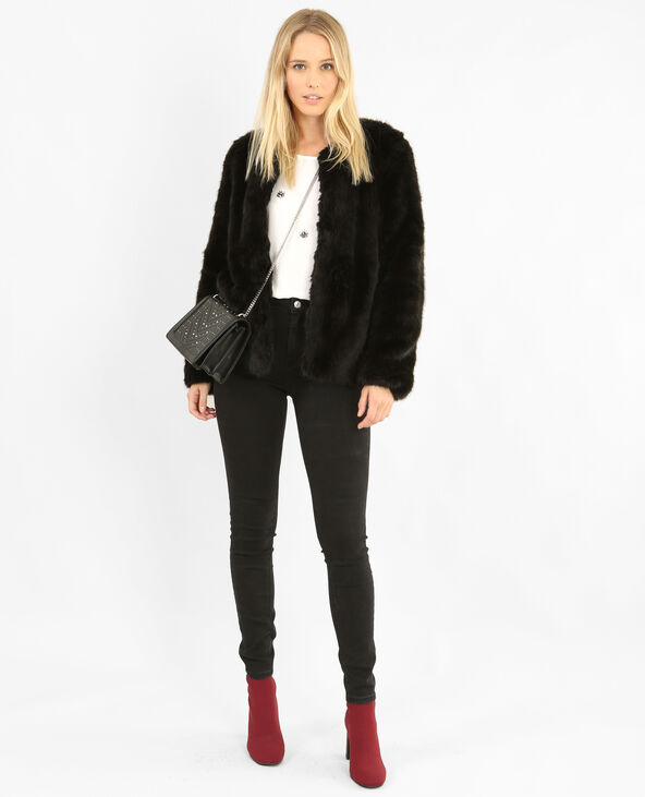Skinny taille haute noir - Pimkie