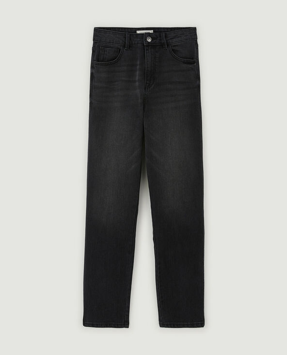 Jean droit stretch noir - Pimkie