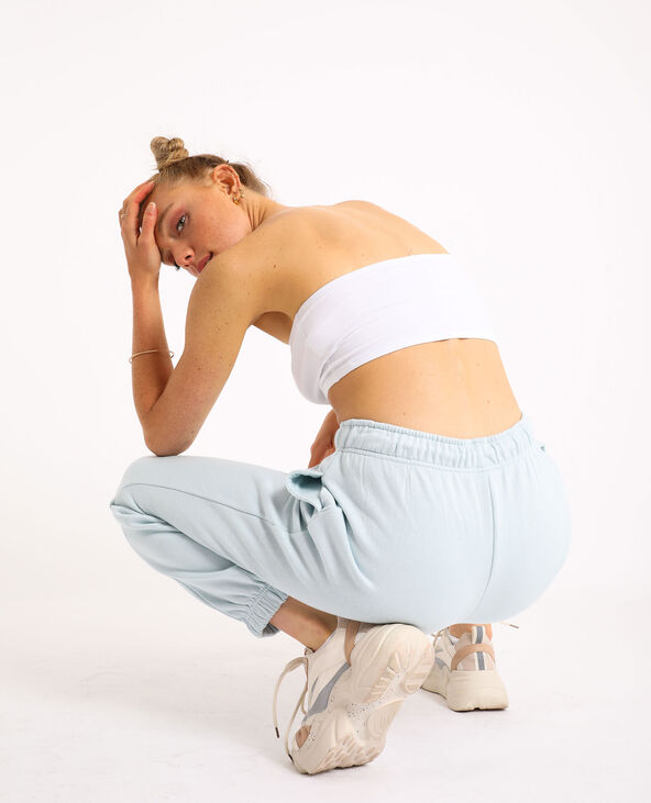 Jogging molleton bleu clair - Pimkie
