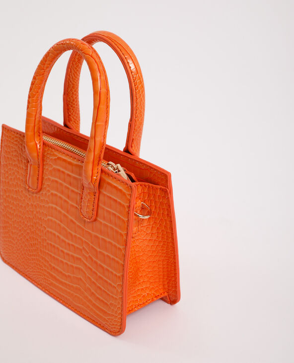 Mini sac croco camel - Pimkie