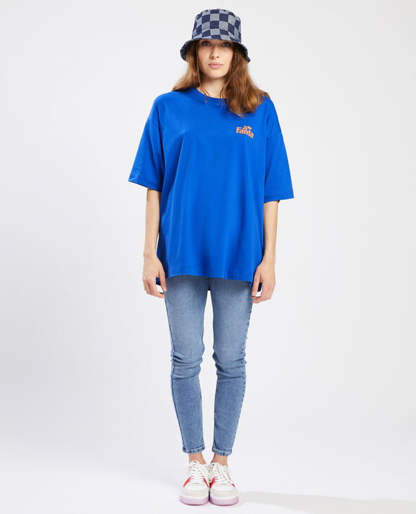 T-shirt oversize FANTA bleu électrique - Pimkie