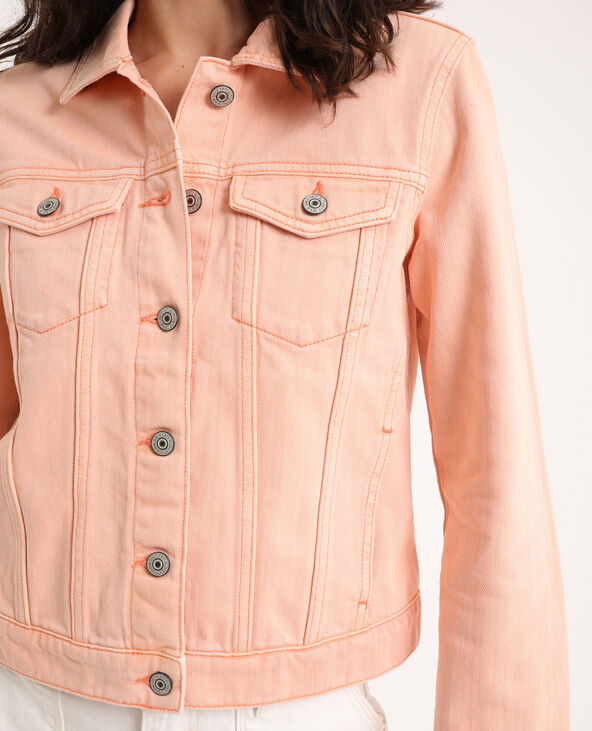 Veste en jean rose clair - Pimkie