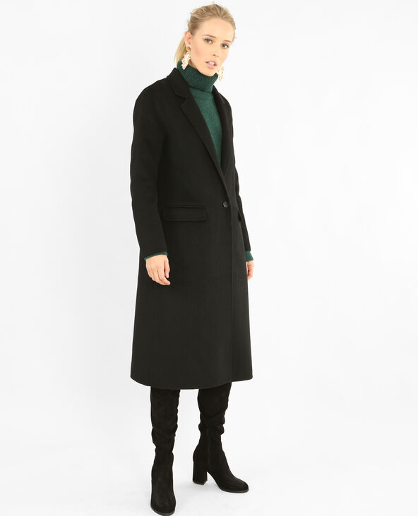 Robe pull col roulé vert foncé - Pimkie