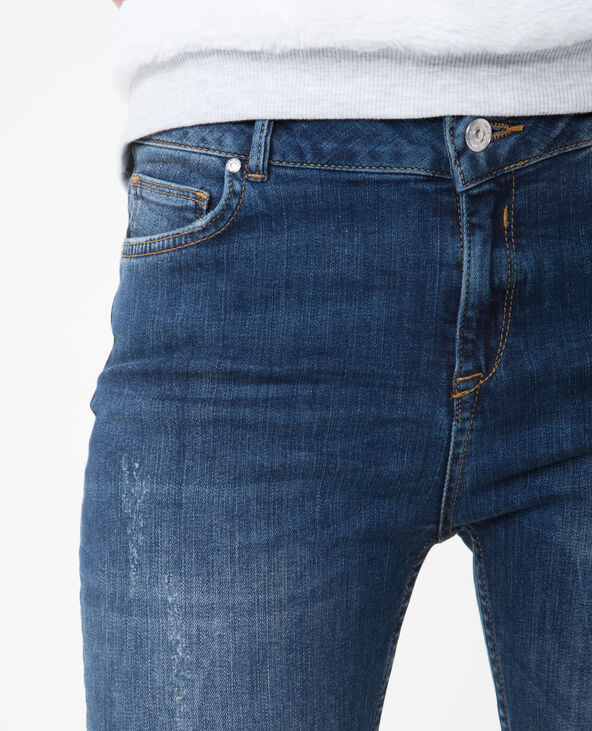 Skinny mid waist bleu foncé - Pimkie