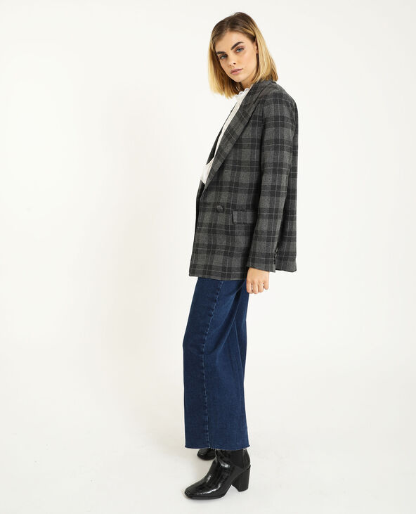 Veste blazer gris chiné - Pimkie